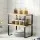 Cefito Kitchen Storage Shelf Rack Set of 2 Modular Cupboard Pantry Organisers Engineered Wood Metal Pine Wood