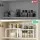 Cefito Kitchen Storage Shelf Rack Organiser Set of 2 White Modular Cupboard Shelves 20kg Engineered Wood Metal