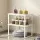 Cefito Kitchen Storage Shelf Rack Organiser Set of 2 White Modular Cupboard Shelves 20kg Engineered Wood Metal