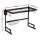 Cefito 2 Tier Dish Drying Rack Over Sink Kitchen Storage Organiser with Suction Feet Black 20kg Carbon Steel