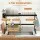 Cefito 2 Tier Dish Drying Rack Over Sink Kitchen Storage Organiser with Suction Feet Black 20kg Carbon Steel