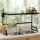 Cefito 2 Tier Dish Drying Rack Over Sink Kitchen Organiser Black Carbon Steel 20kg with Anti-Slip Suction Feet