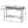 Cefito Stainless Steel Kitchen Bench with Splashback 1500x600mm 430 Food Grade Adjustable Undershelf