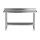 Cefito Stainless Steel Kitchen Bench with Splashback 1500x600mm 430 Food Grade Adjustable Undershelf