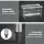 Cefito Stainless Steel Kitchen Bench with Splashback 1500x600mm 430 Food Grade Adjustable Undershelf