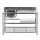 Cefito Stainless Steel Kitchen Bench Work Table with Sink and Splash-back 120cm 50kg Capacity