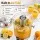 5-Star Chef 8L Beverage Juice Dispenser with Stainless Steel Ice Tube and Drip Tray Silver and Clear