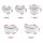 5-Star Chef 16-Piece BPA-Free Food Storage Container Set, Airtight, Stackable, Microwave Safe, 350ml-1000ml