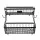 5-Star Chef 2-Tier Detachable Fruit Basket with Banana Hanger Wooden Handles 41x24x29cm