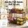 5-Star Chef 2-Tier Detachable Fruit Basket with Banana Hanger Wooden Handles 41x24x29cm