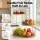 5-Star Chef 3-Tier Golden Metal Fruit Basket Bowl Space Saving Kitchen Storage Organiser Durable Rust-Resistant