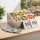 5-Star Chef Six-Pan Food Serving Display Container with Six Lids Removable Stainless Steel Pans Silver