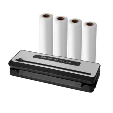 Devanti Food Vacuum Sealer Machine - 110W, Smart Touch, Built-in Cutter, 60kpa Suction, 4 Rolls + 10 Bags, Portable