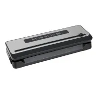 Devanti Food Vacuum Sealer Machine 110W Stainless Steel, 4 Modes, Built-in Cutter, 10 Bags, 32cm Seal, Silver Black