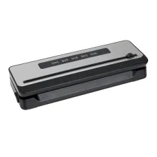 Devanti Food Vacuum Sealer Machine 110W Stainless Steel, 4 Modes, Built-in Cutter, 10 Bags, 32cm Seal, Silver Black