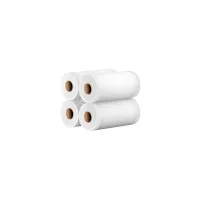 4 Rolls Food Vacuum Sealer Bags 15cm x 6m, Tear-Resistant, Freezer Safe, Custom Cut, BPA-Free Storage
