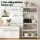 Artiss Kitchen Storage Cabinet 80x40x164cm White Pegboard Shelves Flip Doors 75kg Top Capacity 164cm