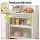 Artiss Kitchen Storage Cabinet 80x40x164cm White Pegboard Shelves Flip Doors 75kg Top Capacity 164cm