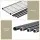 Artiss 4-Tier Metal Kitchen Rack 152x45x187cm Black Heavy-Duty Shelving with Wheels and Adjustable Feet