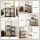 Artiss 4-Tier Kitchen Rack with Pull Out Basket 6 Hooks Microwave Shelf Metal PB Board 90x39x134cm