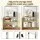 Artiss 4-Tier Metal Kitchen Rack 90x34x151cm Silver Heavy Duty Microwave Shelf Organiser with 40kg per shelf capacity