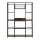 Artiss Kitchen Rack 120cm x 170cm Black Brown Metal Frame Microwave Shelf with 6 Hooks 20kg Capacity