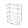 Artiss 5-Tier Metal Kitchen Rack 120x45x179cm Heavy Duty Adjustable Shelving 180kg Per Tier Silver Storage