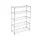 Artiss 5-Tier Metal Kitchen Rack 120x45x179cm Heavy Duty Adjustable Shelving 180kg Per Tier Silver Storage