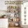 Artiss 5-Tier Metal Kitchen Rack 120x45x179cm Heavy Duty Adjustable Shelving 180kg Per Tier Silver Storage