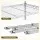 Artiss 5-Tier Metal Kitchen Rack 120x45x179cm Heavy Duty Adjustable Shelving 180kg Per Tier Silver Storage