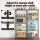 Artiss 5-Tier Metal Kitchen Rack Shelving Unit 55x30x150cm Adjustable Heavy Duty Storage Shelf Black for Pantry
