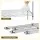 Artiss 5-Tier Metal Kitchen Shelf 60x35x150cm Silver Adjustable Storage Shelving Unit 50kg Per Tier