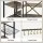 Artiss 5-Tier Kitchen Rack 90x40x153cm with 2 Power Outlets Reinforced Metal Frame PB Shelves (Black)