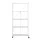 Artiss 5-Tier Foldable Kitchen Bakers Rack 71cm Microwave Stand Metal Storage Shelf with Caster Wheels White