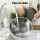 5-Star Chef Stainless Steel Frying Pan Set - Uncoated Twin Pack 25cm & 30cm, Silver, Tri-Ply, Induction Safe
