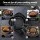 5-Star Chef Cast Iron Fry Pan Set 14/16/20/24cm Induction Gas Ceramic Campfire Durable Non-Coated Cookware
