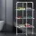 Devanti Electric Heated Towel Rail Rack - Foldable, 30 Bars, 300W, Aluminium, Quiet Operation, 71.5x71.5x143cm,