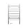 Devanti Electric Heated Towel Rail Rack, 10-Bar Freestanding/Wall-Mount, Rapid Heat, Aluminium, 53x35x97.5cm, 150W