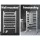 Devanti Electric Heated Towel Rail Rack, 10-Bar Freestanding/Wall-Mount, Rapid Heat, Aluminium, 53x35x97.5cm, 150W