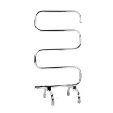 Devanti Electric Heated Towel Rail 5 Bars Freestanding Stainless Steel Clothes Dryer Warmer with Waterproof Switch