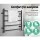 Devanti Electric Heated Towel Rail 5 Bars Wall Mounted Black Powder Coated Steel Clothes Dryer Warmer