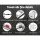 Devanti Electric Heated Towel Rail 14 Bars Wall Mounted Stainless Steel Clothes Dryer Warmer 130W with Mounting Kit