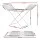 Devanti Foldable Electric Heated Towel Rail Rack – 18 Rods, 24H Timer, Whisper-Quiet, Energy Efficient, Aluminium