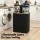 Artiss 2-Section 150L Laundry Basket Foldable with Removable Mesh Bags Bamboo Rim Black Upgraded Fibreglass Rods Upright