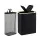 Artiss 2-Section 150L Laundry Basket Foldable with Removable Mesh Bags Bamboo Rim Black Upgraded Fibreglass Rods Upright