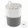 Artiss Woven Cotton Rope Laundry Basket 47L White Grey Foldable Handles 47x60cm Stylish Hamper 47L Storage