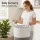Artiss Woven Cotton Rope Laundry Basket 47L White Grey Foldable Handles 47x60cm Stylish Hamper 47L Storage