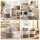 Artiss Woven Cotton Rope Laundry Basket 47L White Grey Foldable Handles 47x60cm Stylish Hamper 47L Storage