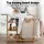 Artiss Bamboo Laundry Hamper with Ironing Board 38L Basket 3 Shelves Natural Light Grey All-in-One Utility