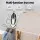 Artiss Bamboo Laundry Hamper with Ironing Board 38L Basket 3 Shelves Natural Light Grey All-in-One Utility